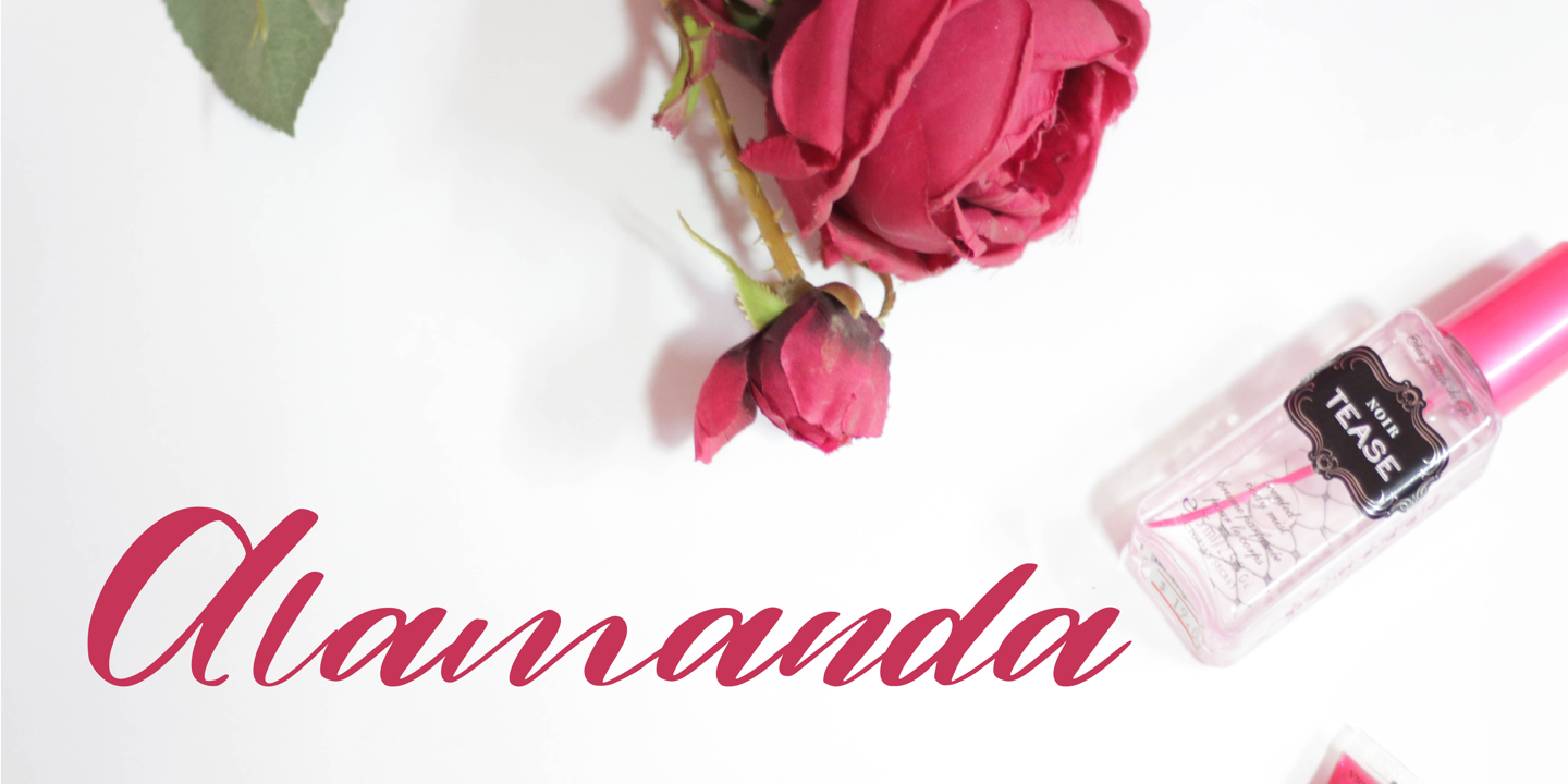 フォント Alamanda